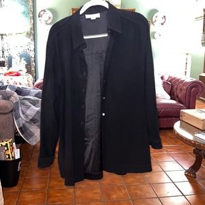 Black Faux Suede Top very sophisticated